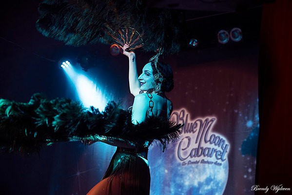 Boudoir Noir presents the sold out 12th edition of the Blue Moon Cabaret - the Decadent Burlesque Soirée - 22nd february 2019