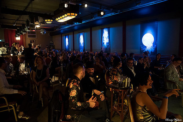 Boudoir Noir presents the sold out 13th edition of the Blue Moon Cabaret - the Decadent Burlesque Soirée - 10th May 2019