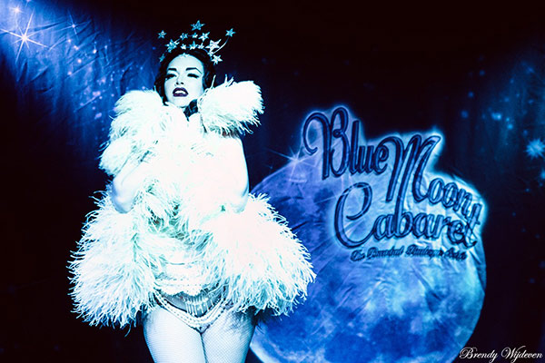 Boudoir Noir presents the sold out 13th edition of the Blue Moon Cabaret - the Decadent Burlesque Soirée - 10th May 2019
