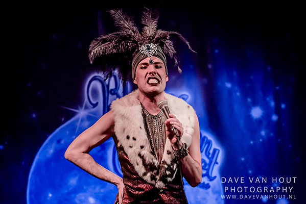 The 4th edition of the Blue Moon Cabaret at the Blue Collar Theater in eindhoven, The Netherlands