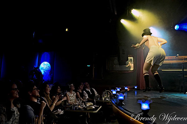 The 4th edition of the Blue Moon Cabaret at the Blue Collar Theater in eindhoven, The Netherlands