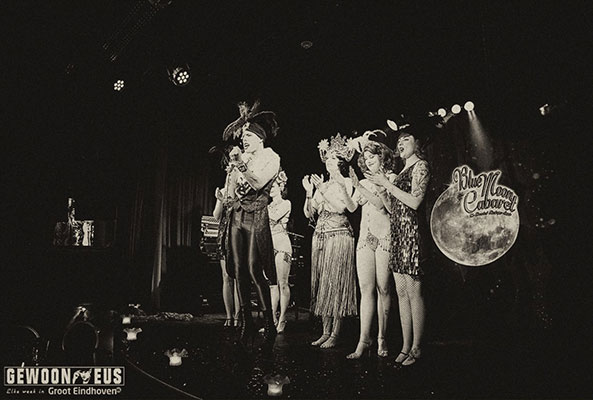 The 4th edition of the Blue Moon Cabaret at the Blue Collar Theater in eindhoven, The Netherlands