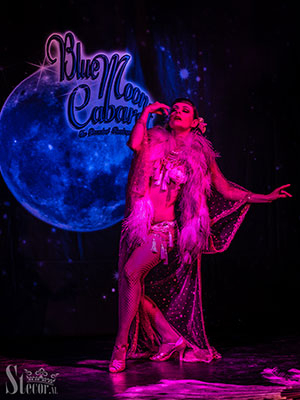 The 4th edition of the Blue Moon Cabaret at the Blue Collar Theater in eindhoven, The Netherlands