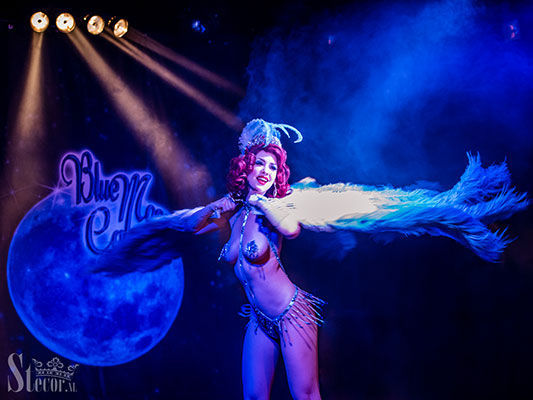 The 4th edition of the Blue Moon Cabaret at the Blue Collar Theater in eindhoven, The Netherlands