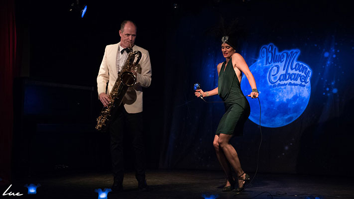 The 5th edition of the Blue Moon Cabaret at the Blue Collar Theater in Eindhoven, The Netherlands