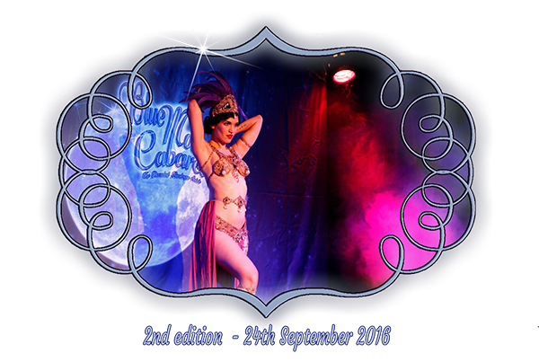 Boudoir Noir production presents finest vintage entertainment in roaring twenties atmosphere: the Blue Moon Cabaret – the Decadent Burlesque Soiree – edition no 2. With international boylesque and burlesquedancers Anja Pavlova from Russia, The Flying Willy from Belgium and Miss Ann Thropy from France. 